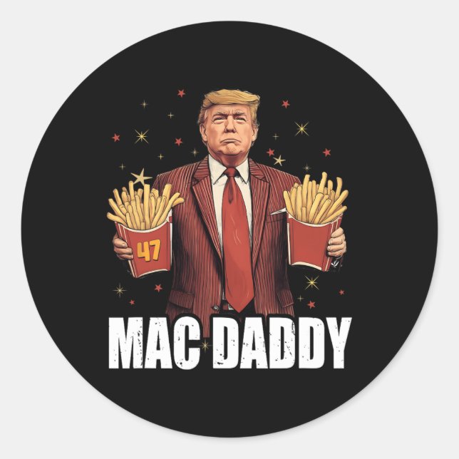 Mac Daddy  Classic Round Sticker (Front)