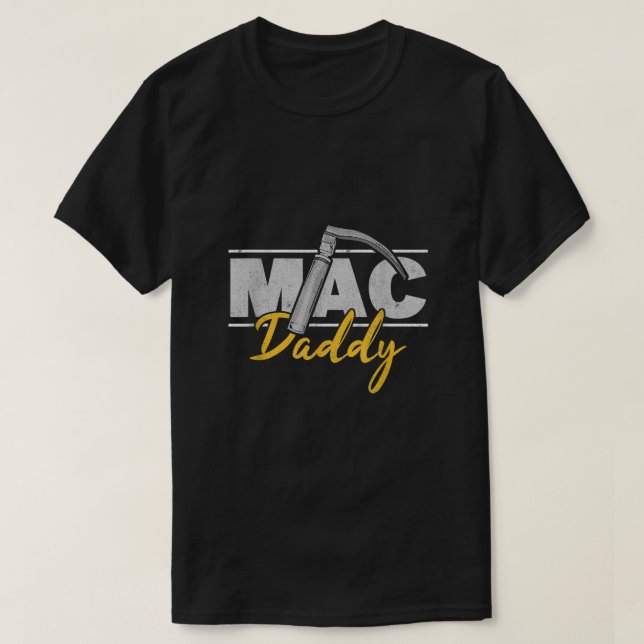 Mac Daddy Funny Anaesthetist Fathers Day Gift Lary T-Shirt (Design Front)