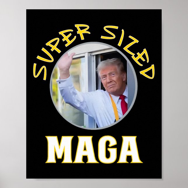Mac Daddy Trump Vance 2024 Makes French Fries  Poster (Front)