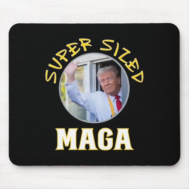 Mac Daddy Trump Vance Makes French Fries  Mouse Mat (Front)