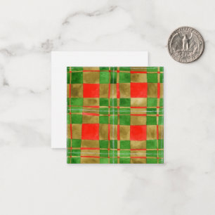 MAC GREGOR TARTAN 2.5" Square Flat Card