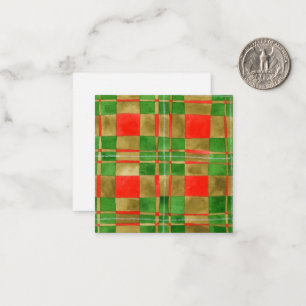 MAC GREGOR TARTAN 2.5x2.5 Flat Card 