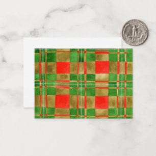 MAC GREGOR TARTAN 3.5x2.5 Flat Card