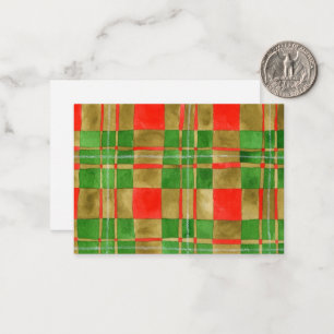 MAC GREGOR TARTAN 3.5x2.5 Flat Card / Horizontal