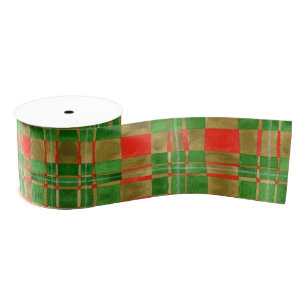 MAC GREGOR TARTAN 3" Wide Grosgrain Ribbon