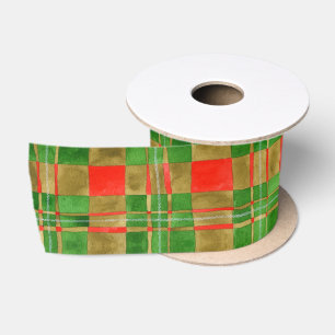 MAC GREGOR TARTAN 3" Wide Satin Ribbon