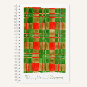 MAC GREGOR TARTAN 5.5x8.5 Spiral Notebook