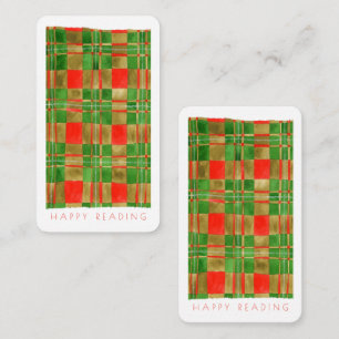 MAC GREGOR TARTAN Bookmark - 3.5x2 Card + Text