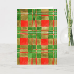 MAC GREGOR TARTAN Christmas Card