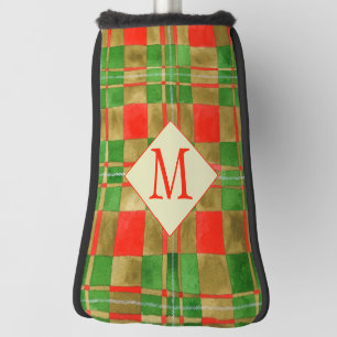 MAC GREGOR TARTAN Golf Putter Cover + Initial