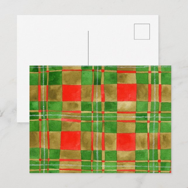 MAC GREGOR TARTAN Postcard (Front/Back)