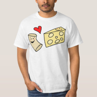 Mac Heart Cheese, Fun Macaroni + Cheese Shirt