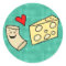 Mac Loves Cheese, Funny Cute Macaroni + Cheese