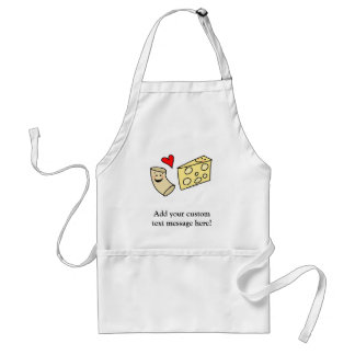 Mac Loves Cheese, Funny Cute Macaroni + Cheese Standard Apron