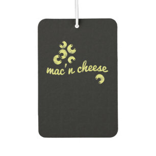 Mac n cheese fun chef humour gift car air freshener