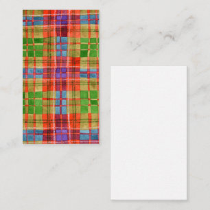MAC RAE TARTAN 3.5x2 Flat Card