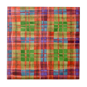 MAC RAE TARTAN 4.25" Square Ceramic Tile