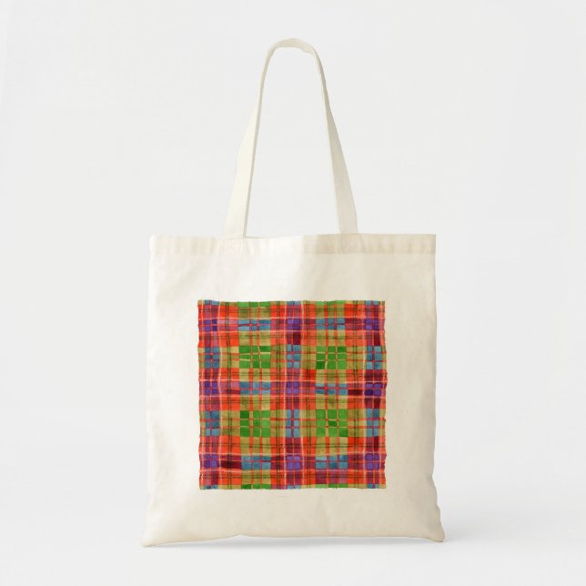 MAC RAE TARTAN Budget Tote Bag (Front)