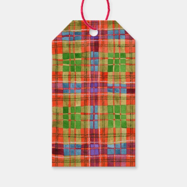 MAC RAE TARTAN Gift Tags (Front)