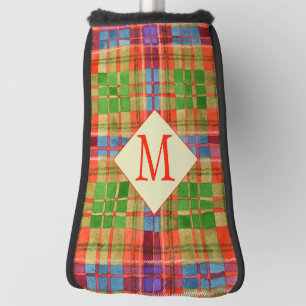 MAC RAE TARTAN Golf Putter Cover + Initial