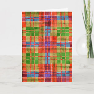MAC RAE TARTAN Greeting Card