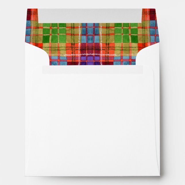 MAC RAE TARTAN Square Envelope  (Back (Bottom))