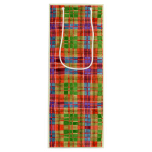 MAC RAE TARTAN Wine Gift Bag