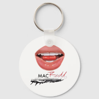 Mac Redd Lip Keychain