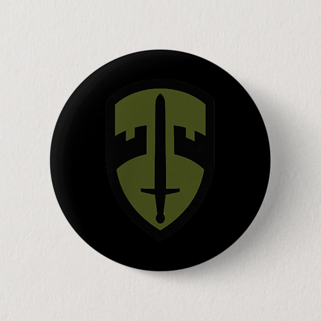 Mac-v Army Small Unit Patch Full Colour Vietnam Ve 6 Cm Round Badge (Front)