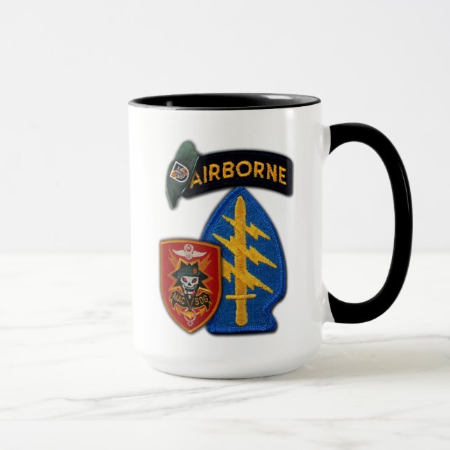 MAC V SOG PATCH Special Forces mug cup (Right)
