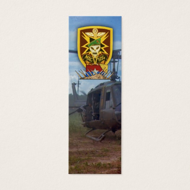 MAC V SOG Vietnam War Patch bookmarkers (Front)