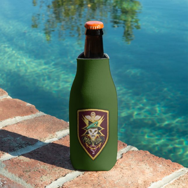 MAC V SOG Vietnam war veterans patch Bottle Cooler (In Situ Pool)