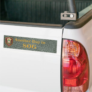 MAC V SOG Vietnam war veterans patch  Bumper Sticker
