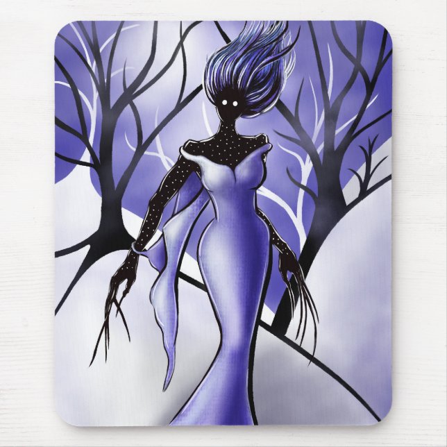 Macabre fantasy art mouse mat (Front)