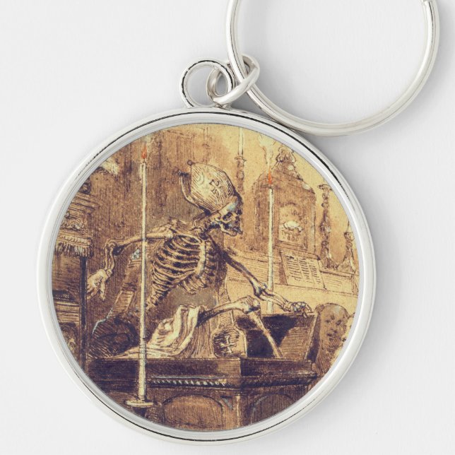 Macabre Halloween Key Chain (Front)