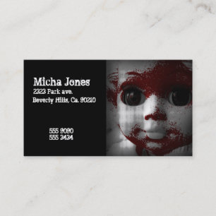 Macabre Living Dead Doll Business Card