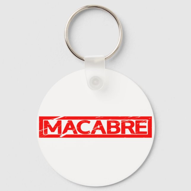 Macabre Stamp Key Ring (Front)