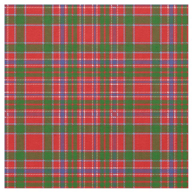 MacAlister Tartan Print Fabric (Close Up)