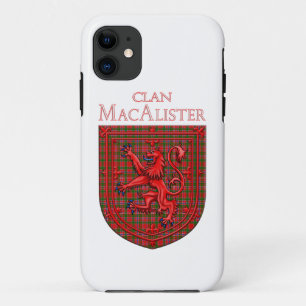 MacAlister Tartan Scottish Plaid Lion Rampant iPhone 11 Case