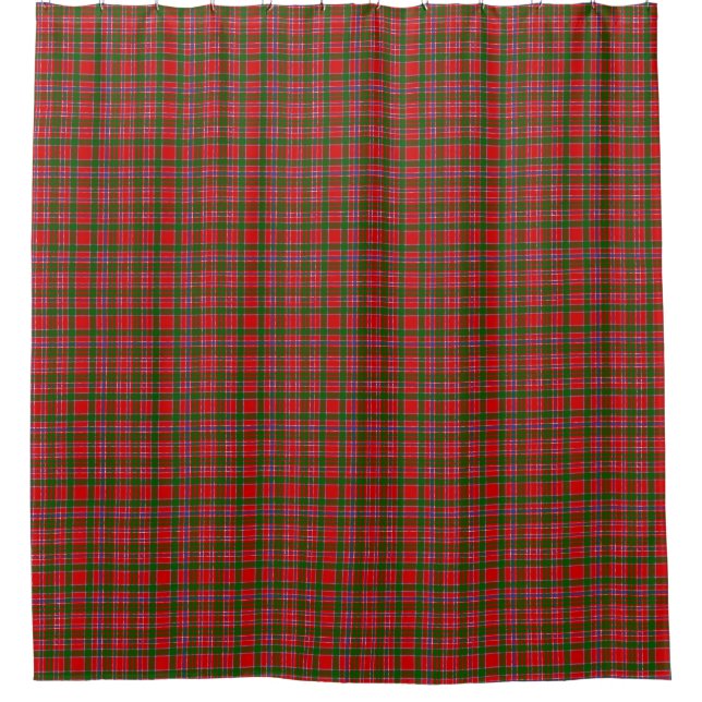 MacAlister Tartan Shower Curtain (Front)