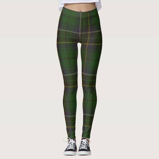 MacAlpine Tartan Clan Plaid Leggings (Front)