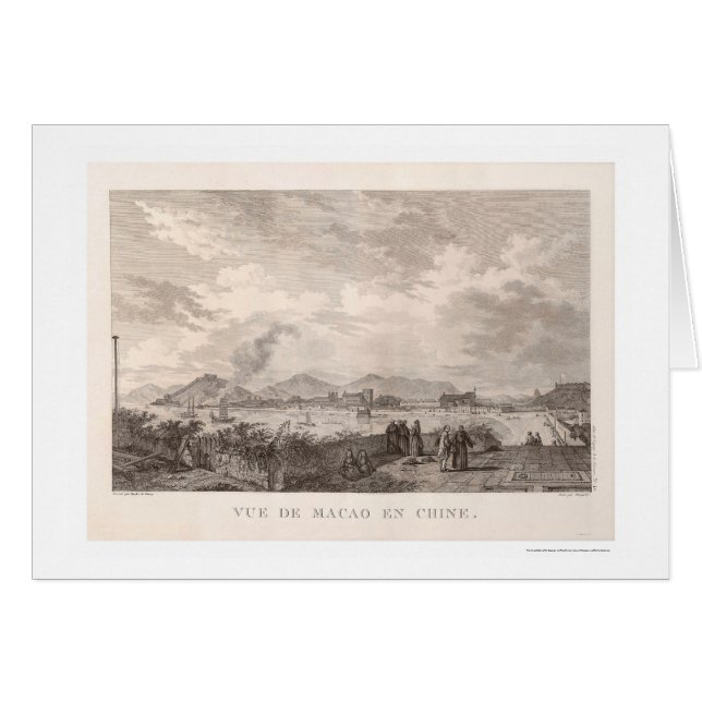 Macao, China Panoramic View - 1797 (Front Horizontal)