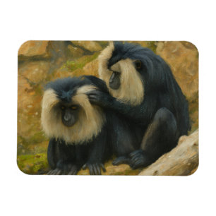 Macaque Bond – Grooming Ritual Magnet