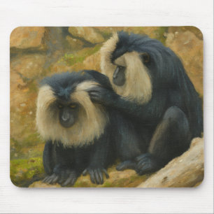 Macaque Bond – Grooming Ritual Mouse Mat