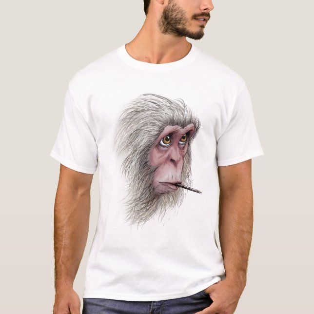 Macaque Japanese T-Shirt (Front)