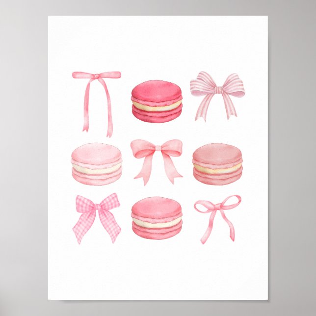 Macaron Bow Print (Front)
