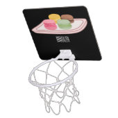 Macaron cartoon illustration  mini basketball hoop (Above)