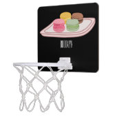 Macaron cartoon illustration  mini basketball hoop (Left)