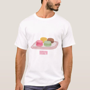 Macaron cartoon illustration  T-Shirt