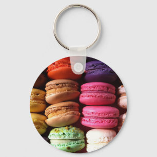 macaron cookies key ring